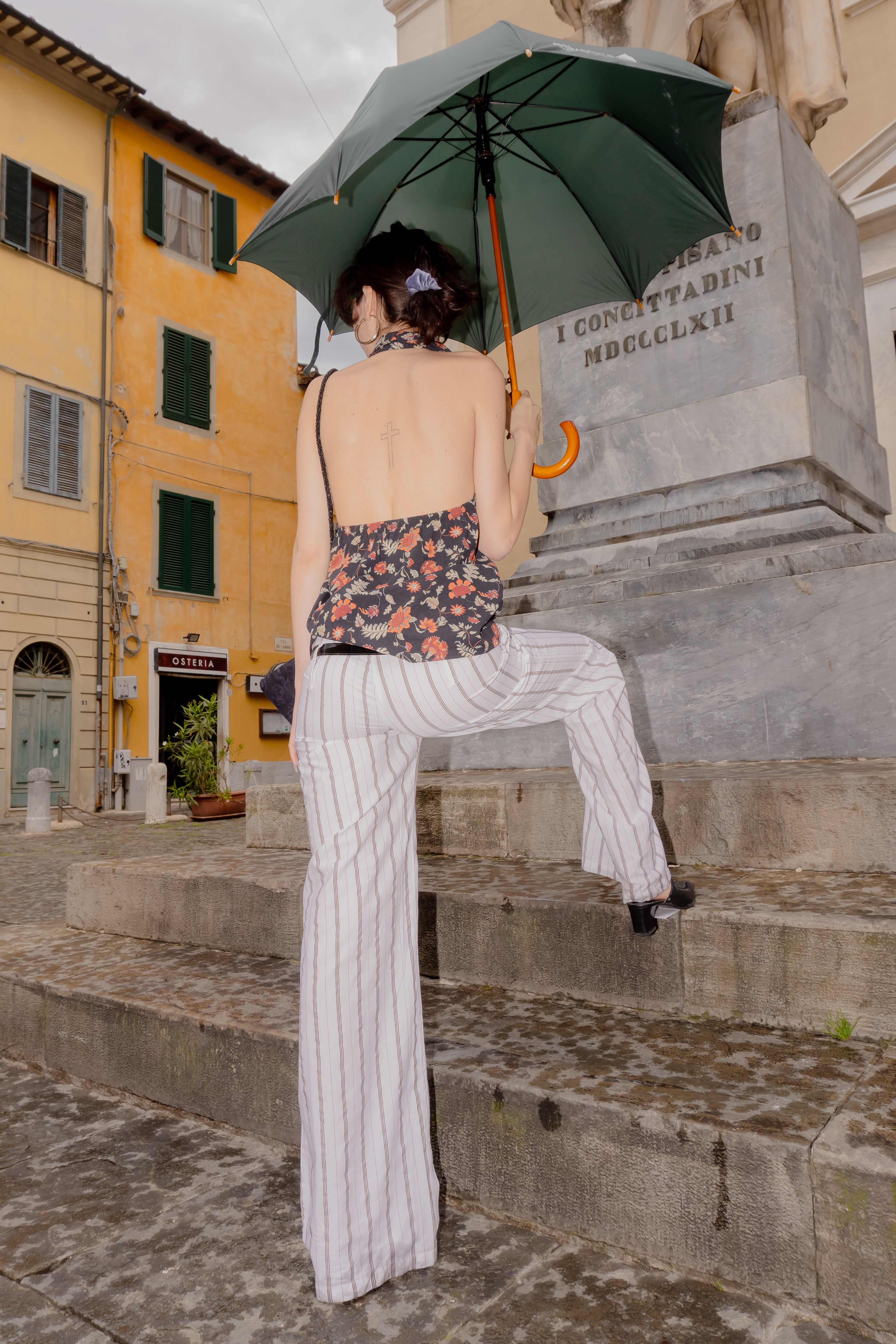 Pantalone di lino y2k #6