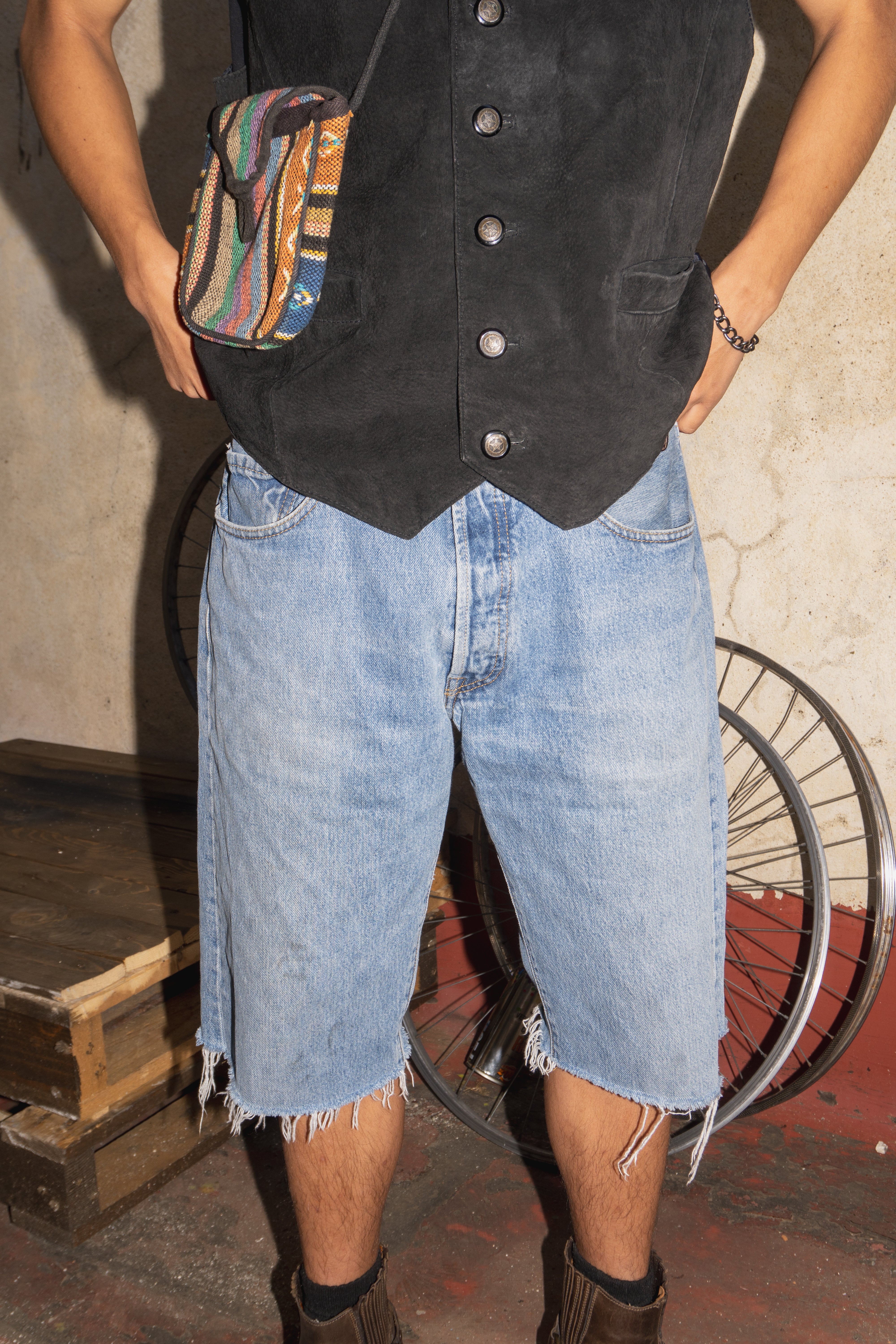 Levi’s shorts jeans 501  tg 31