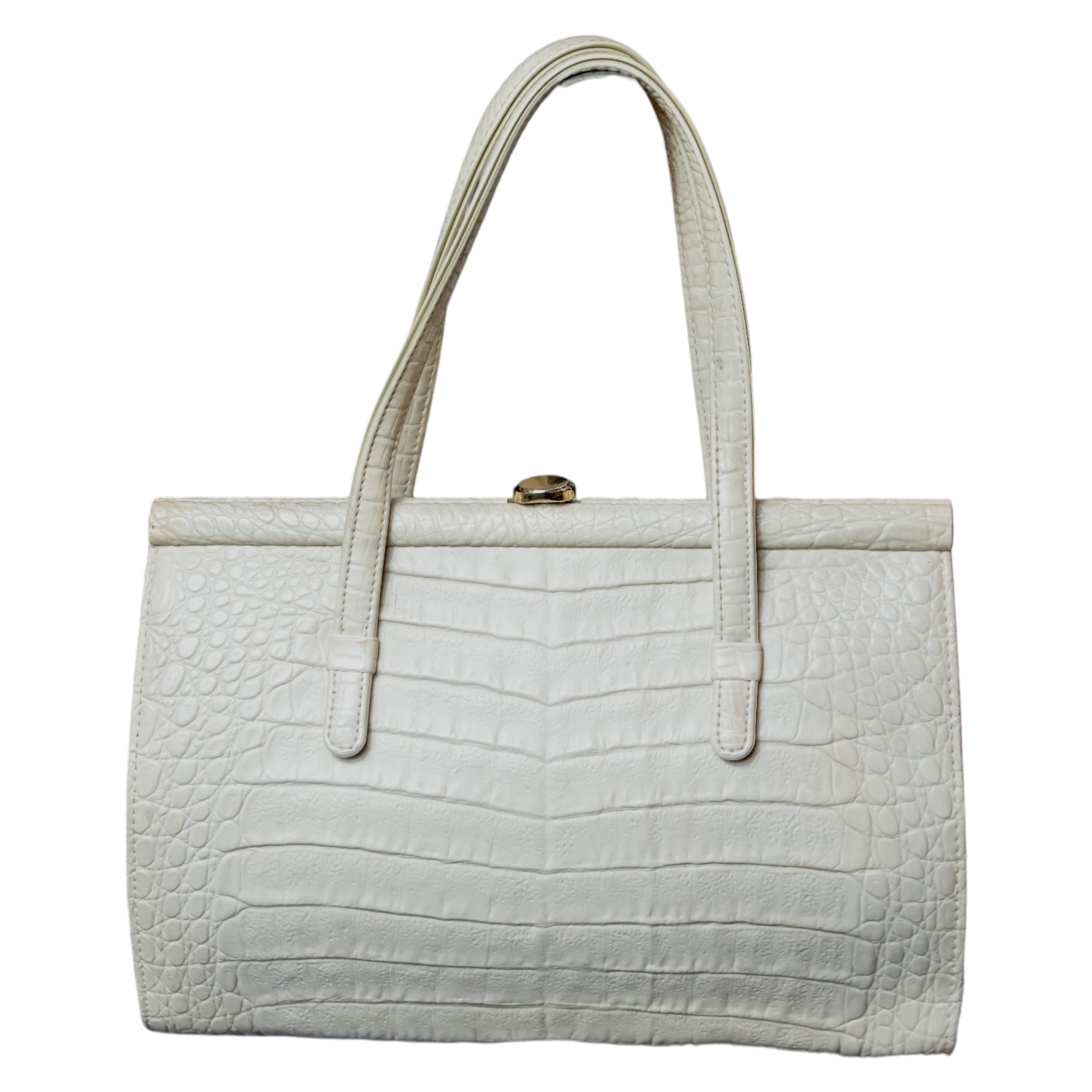 Borsa baguette in pelle