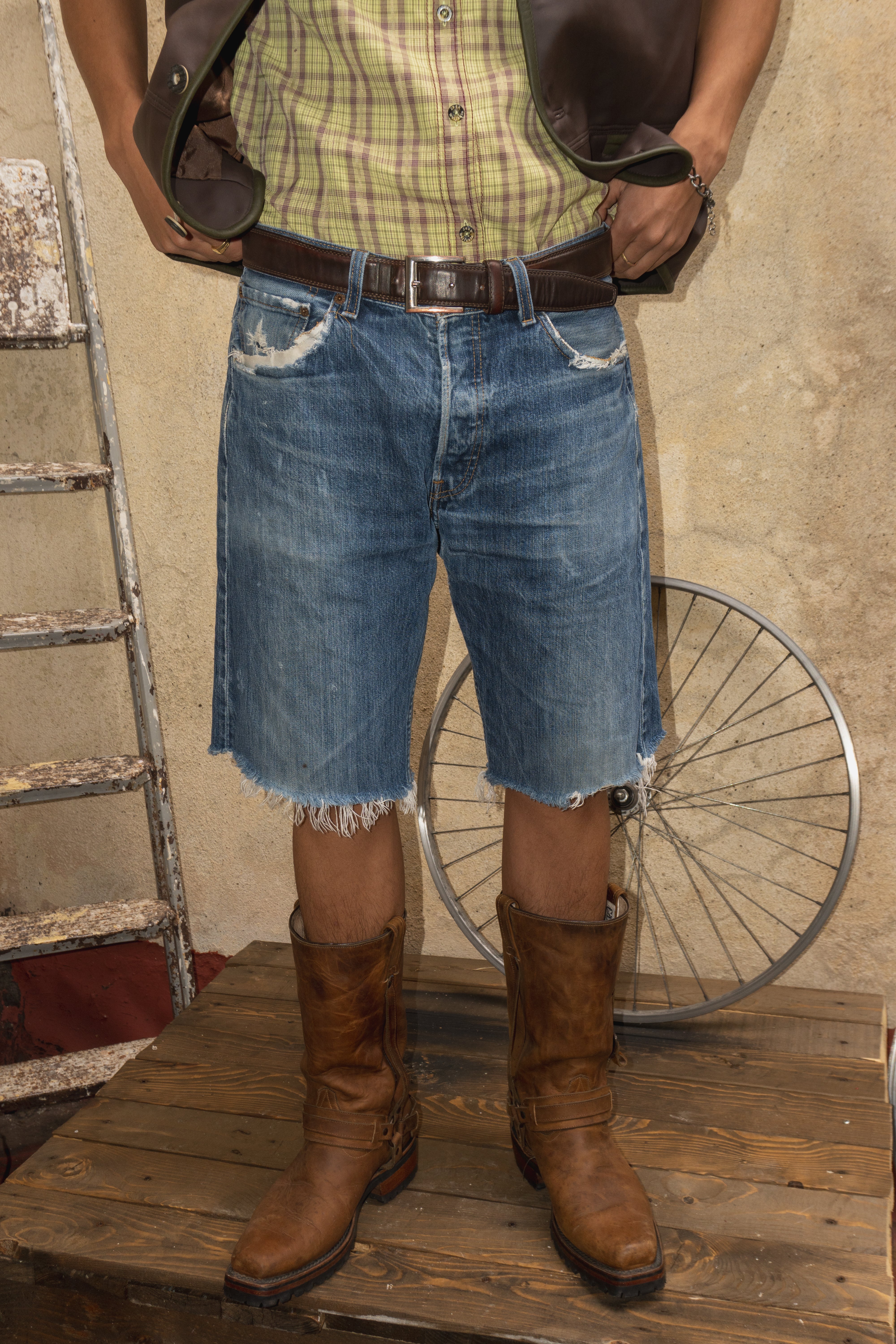 Levi's 501 shorts jeans blu